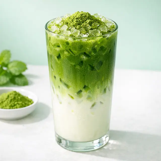 Matcha latte đá xay