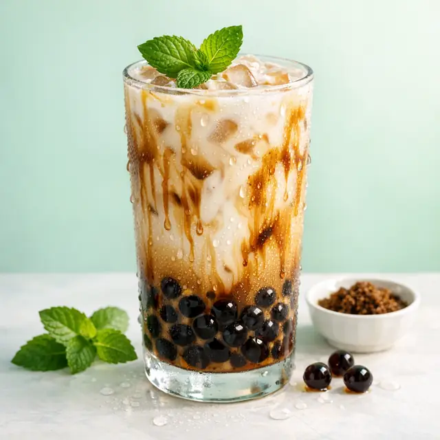 Trà sữa trân châu đường đen